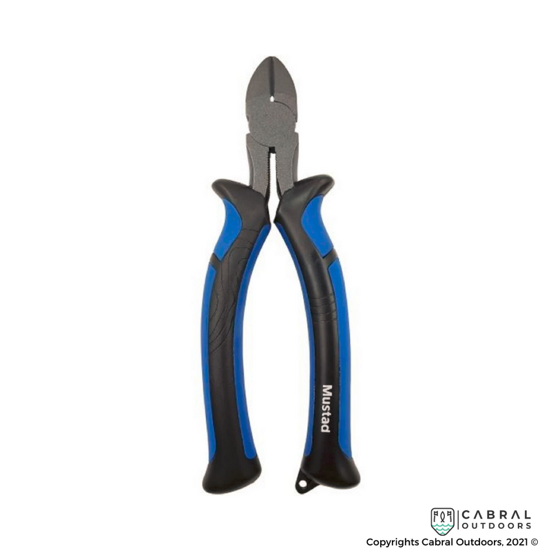 Mustad Side Cutter Plier MT107 | Blue-6"  Pliers  Mustad  Cabral Outdoors  