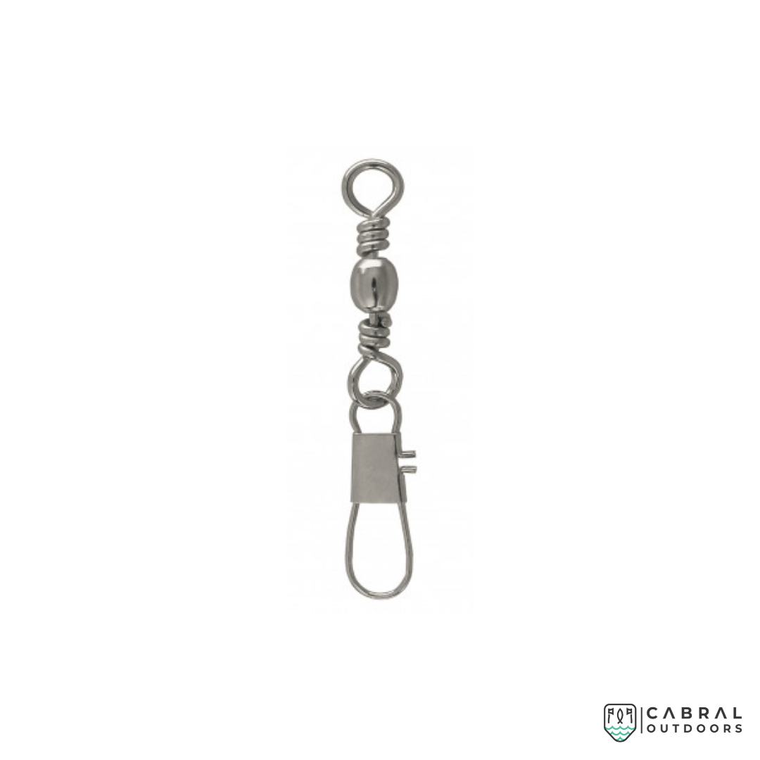 NT Brass Barrel Swivel with Interlock Snaps | Size: 1-2/0  Snap and Swivel  NT Swivel  Cabral Outdoors  