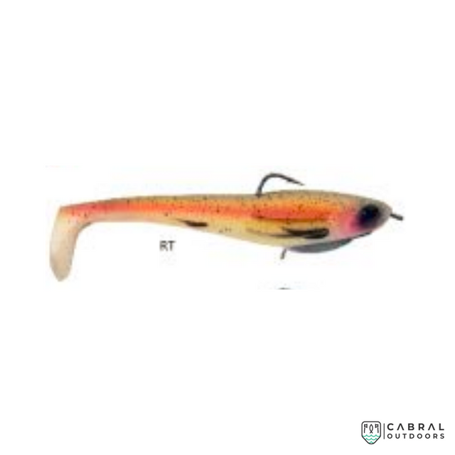 Zerek Flat Shad Pro Soft Lure | Size: 4.5inch and 5inch | 17g and 22g  Paddle Tail  Zerek  Cabral Outdoors  