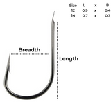 Owner Chinta Hook 50340 | Size: 12 and 14  Hooks  Owner  Cabral Outdoors  