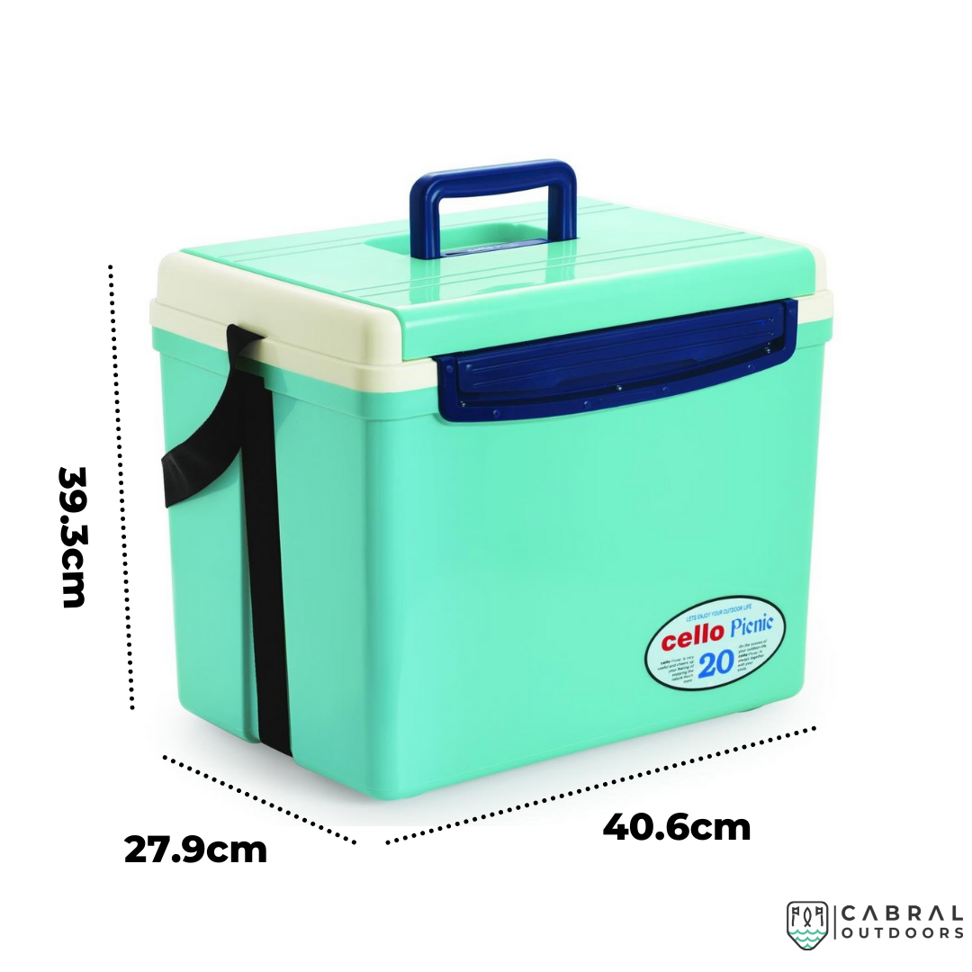 Cello Picnic-20 Insulated Chill Box | Size: 20 Ltrs  Chiller  Cello  Cabral Outdoors  