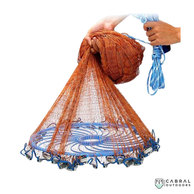 Ring Cast Net | Size: 8ft-12ft  NET  Cabral Outdoors  Cabral Outdoors  