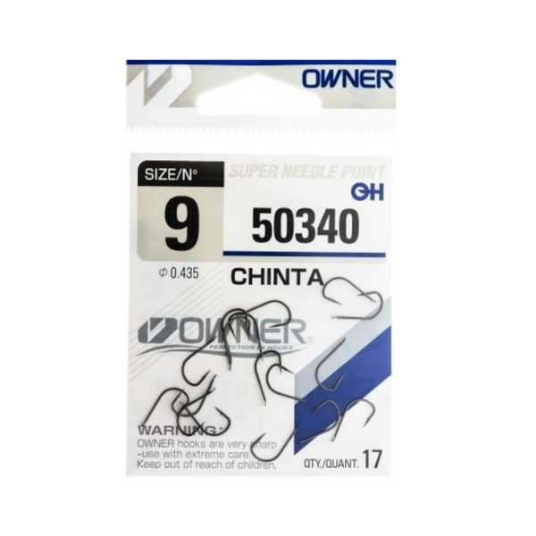 Owner Chinta Hook 50340, Size: 12 and 14, Cabral Outdoors