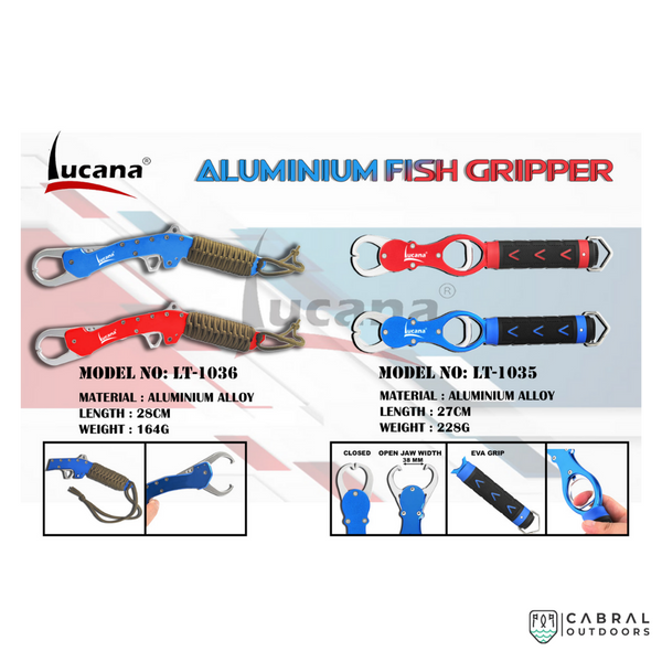 Lucana Aluminium Fishing Lip Gripper  Lip Gripper  Lucana  Cabral Outdoors  