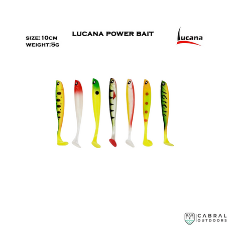 Lucana Power Bait | Size: 10cm  Paddle Tail  Lucana  Cabral Outdoors  