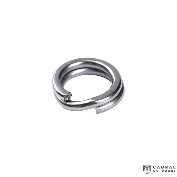 Mustad Saltism SS Split Rings | Size: 5-9  Split Ring  Mustad  Cabral Outdoors  