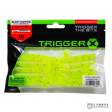 Aggression TriggerX  Slop Hopper Carnassier | 3-1/2inch/9cm, 10pcs/pk  Paddle Tail  Aggression TriggerX  Cabral Outdoors  