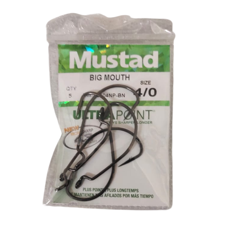 Mustad Ultra Point Big Mouth Soft Plastic Hook | Size: 4/0  Hooks  Mustad  Cabral Outdoors  