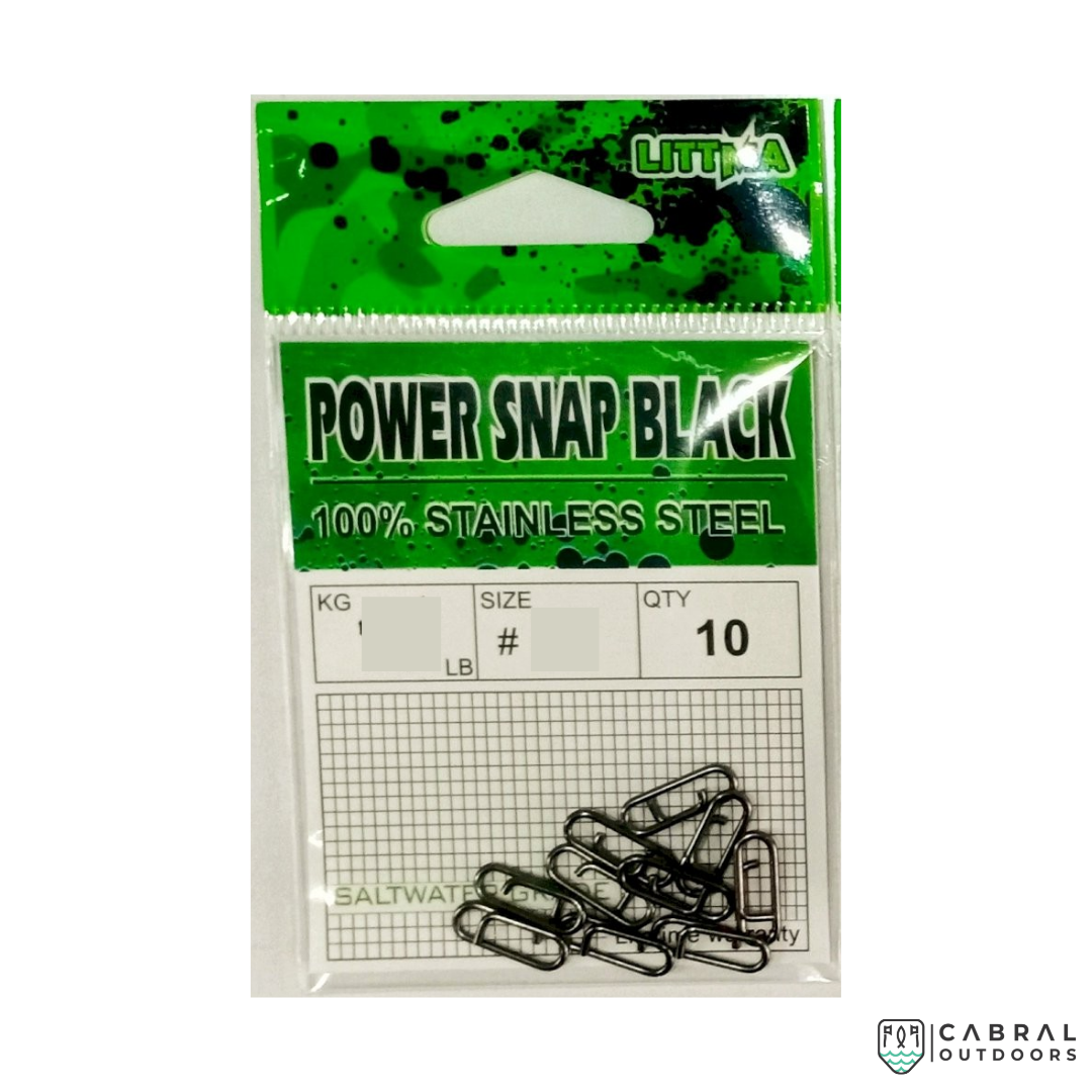 Littma Power Snap Black | Size: 1-3  Snap  Littma  Cabral Outdoors  