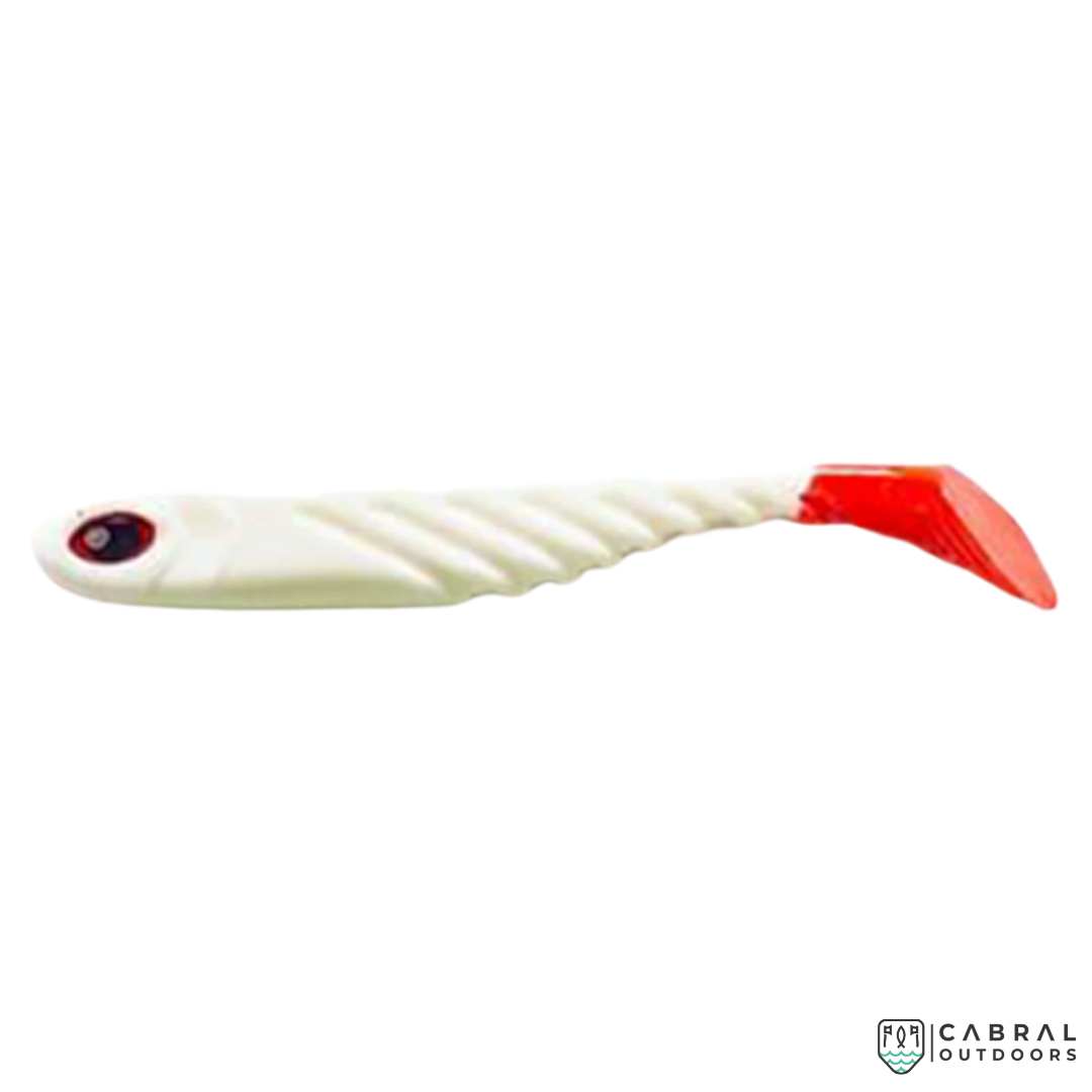 Lucana Cheeto Shade Soft Fishing Lure | Size: 10cm | 3pcs/pk  Paddle Tail  Lucana  Cabral Outdoors  