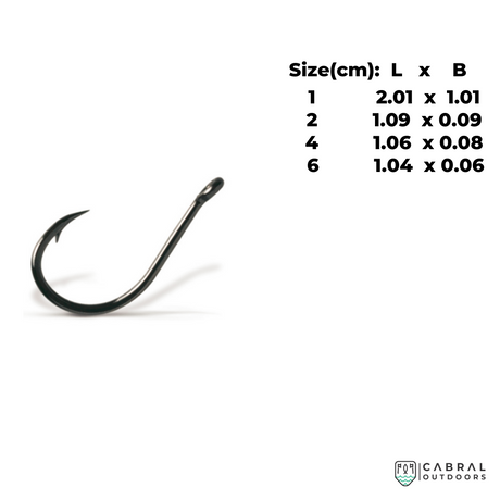 VMC V7102BN Carbon Steel Hooks | Size: 1-6 | 100Pcs  Hooks  VMC  Cabral Outdoors  