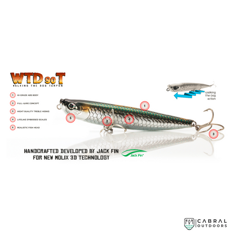 Molix WTD 90T Hard Bait | Size: 9cm | 10g  Stick Baits  Molix  Cabral Outdoors  