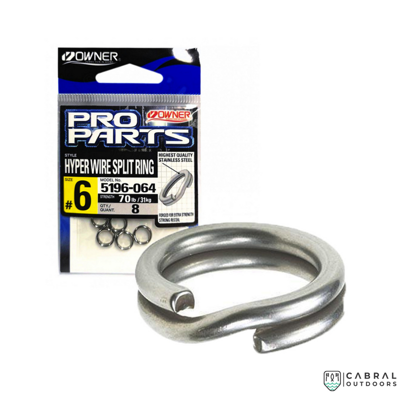 Owner Pro Parts Hyper Wire Split Ring | Size: 3-11H  Split Ring  Owner  Cabral Outdoors  