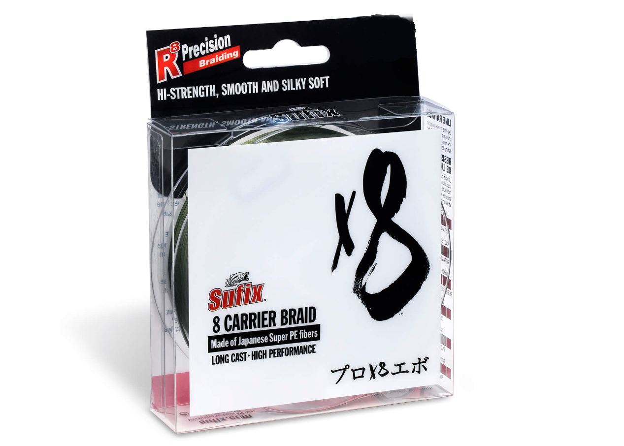 Sufix X8 Carrier Braid 300M  Braided Line  Sufix  Cabral Outdoors  
