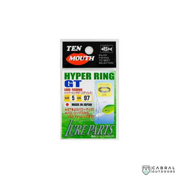 Ten Mouth Hyper Ring GT | Size: 3-5  Split Ring  Ten Mouth  Cabral Outdoors  