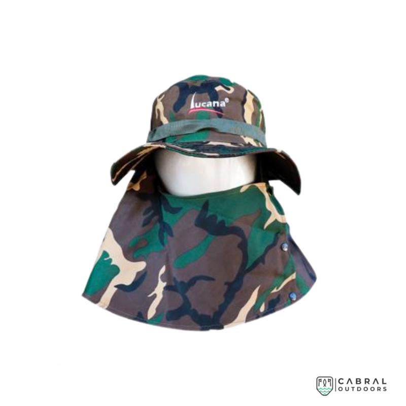 Lucana Fishing Hat With Mask, Cabral Outdoors