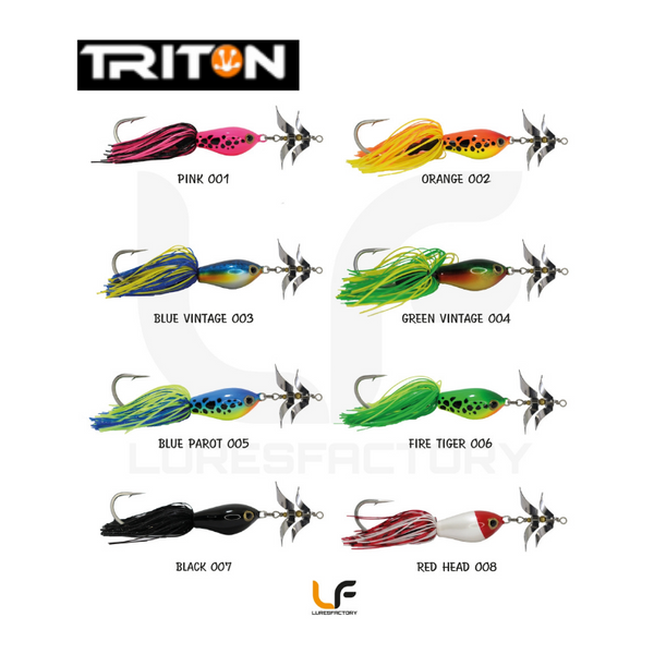 Triton Monster Jr. 13cm/15.5g, 1pcs/pkt  Buzz Frog  Lures Factory  Cabral Outdoors  