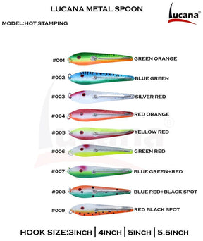 Lucana Hot Stamping Metal Spoons  Spoons  Lucana  Cabral Outdoors  