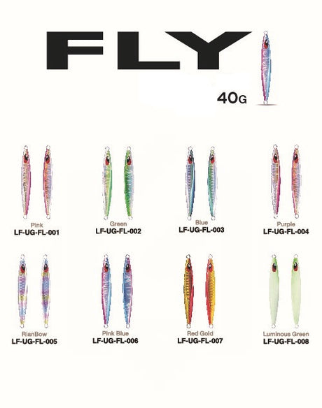 Underground Metal Jig Fly 9cm | 40g (No Hooks)  Casting Jigs  Lures Factory  Cabral Outdoors  