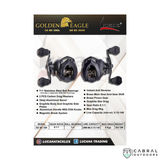 Lucana Golden Eagle Bait Casting Reel Left | Right  Baitcasting Reels  Lucana  Cabral Outdoors  