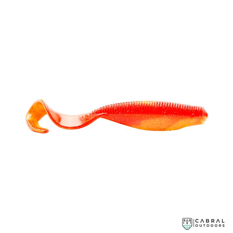 Zman Scented Curly TailZ Soft Plastic Grub 4inch | 0.4g | 5pcs/pkt  Curly Tail  Zman  Cabral Outdoors  