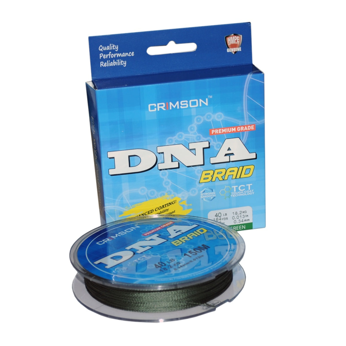 Crimson DNA Braided Line | 0.16mm- 0.46mm | 150-300m  Braided Line  Crimson  Cabral Outdoors  