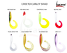 Lucana Cheeto Curve Shade Fishing Lure | Size: 13cm | 10.8g | 3pcs/pk  Curly Tail  Lucana  Cabral Outdoors  