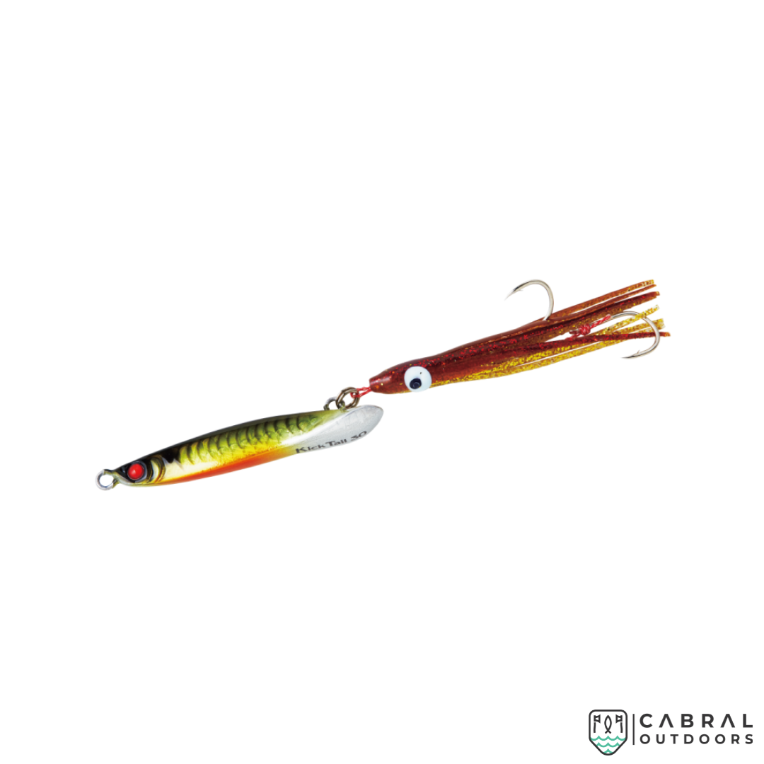 Hayabusa Jack Eye Kick Tail  Saltwater Vertical Jig  | 40g | 7cm  Casting Jigs  Hayabusa  Cabral Outdoors  