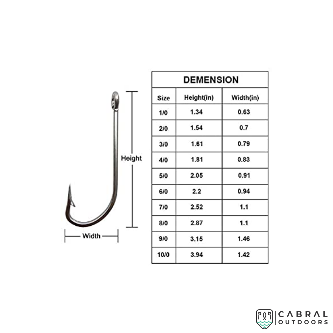 Mustad 3407BN O'Shaughnessy ForgedStraight Hook  Hooks  Mustad  Cabral Outdoors  