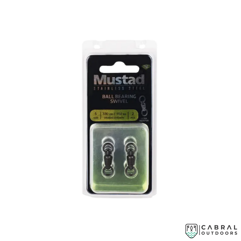 Mustad Ball Bearing Swivels | Size: 1  Swivel  Mustad  Cabral Outdoors  