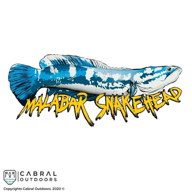Malabar Snakehead Sticker | 4inch  stickers  Cabral Outdoors  Cabral Outdoors  