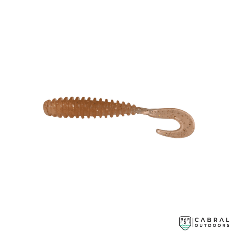 MajorCraft Paraworm Curly Tail Soft Lure Grub Model | 3.2" | 6Pcs/ pack    MajorCraft  Cabral Outdoors  