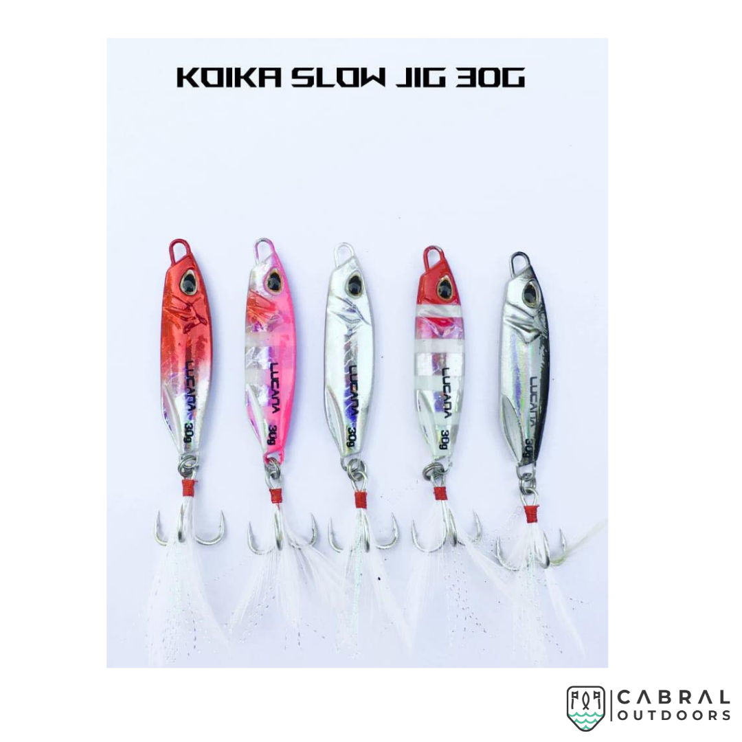 Lucana Koika Slow Jig (with hook) | 15g -30g  Jigs  Lucana  Cabral Outdoors  