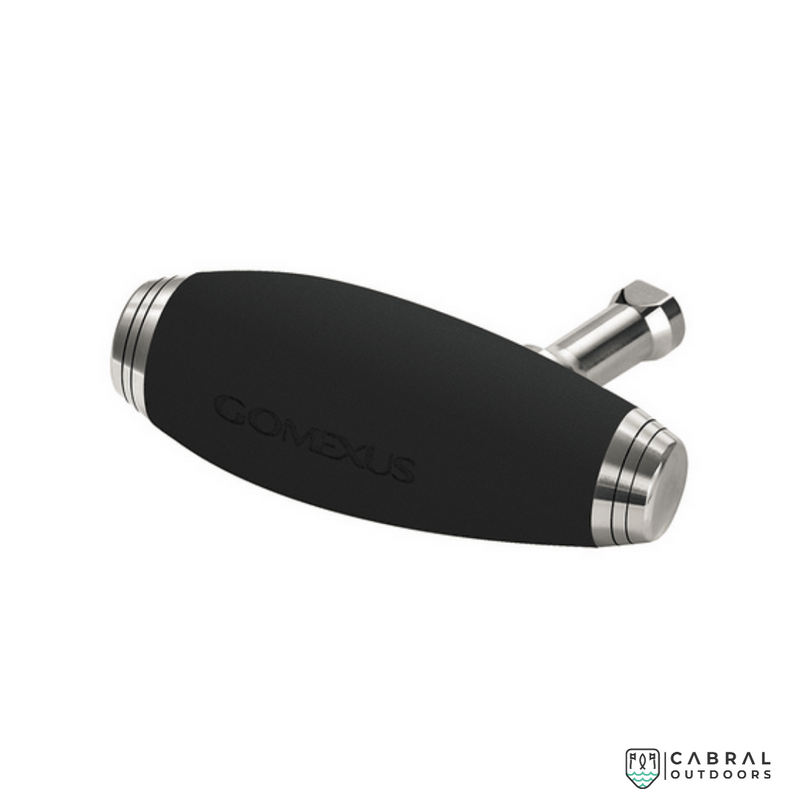 Gomexus EVA T-bar Silver Black Handle Knob | Size: 100mm  Others  Gomexus  Cabral Outdoors  
