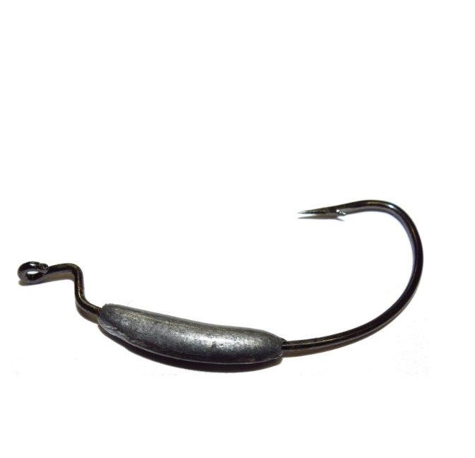 Lures Factory Center Weight Hook, Size 2/0, 3/0 | 3 per pack  Worm hook  Lures Factory  Cabral Outdoors  